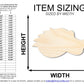 Unfinished Wood Gator Mascot Shape | DIY Craft Cutout | up to 46" DIY