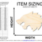 Unfinished Wood Wolf Mascot Shape | DIY Craft Cutout | up to 46" DIY