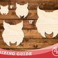 Unfinished Wood Wildcat Mascot Shape | DIY Craft Cutout | up to 46" DIY