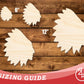 Unfinished Wood Native American Mascot Shape | DIY Craft Cutout | up to 46" DIY