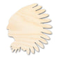 Unfinished Wood Native American Mascot Shape | DIY Craft Cutout | up to 46" DIY