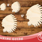 Unfinished Wood Native American Mascot Shape | DIY Craft Cutout | up to 46" DIY
