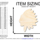 Unfinished Wood Native American Mascot Shape | DIY Craft Cutout | up to 46" DIY