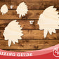 Unfinished Wood Native American Mascot Shape | DIY Craft Cutout | up to 46" DIY