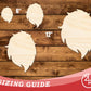 Unfinished Wood Lion Mascot Shape | DIY Craft Cutout | up to 46" DIY