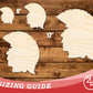 Unfinished Wood Trojan Mascot Shape | DIY Craft Cutout | up to 46" DIY
