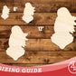 Unfinished Wood Knight Mascot Shape | DIY Craft Cutout | up to 46" DIY