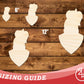 Unfinished Wood Knight Mascot Shape | DIY Craft Cutout | up to 46" DIY
