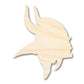 Unfinished Wood Viking Mascot Shape | DIY Craft Cutout | up to 46" DIY