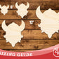 Unfinished Wood Viking Mascot Shape | DIY Craft Cutout | up to 46" DIY