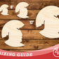 Unfinished Wood Spartan Mascot Shape | DIY Craft Cutout | up to 46" DIY