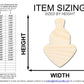 Unfinished Wood Spartan Mascot Shape | DIY Craft Cutout | up to 46" DIY
