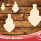 Unfinished Wood Spartan Mascot Shape | DIY Craft Cutout | up to 46" DIY