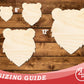 Unfinished Wood Bear Mascot Shape | DIY Craft Cutout | up to 46" DIY