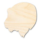 Unfinished Wood Bear Mascot Shape | DIY Craft Cutout | up to 46" DIY