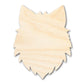 Unfinished Wood Wolf Mascot Shape | DIY Craft Cutout | up to 46" DIY