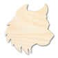 Unfinished Wood Wolf Mascot Shape | DIY Craft Cutout | up to 46" DIY