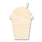 Unfinished Wood Slushie Drink Shape | DIY Craft Cutout | up to 46" DIY