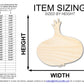 Unfinished Wood Garlic Shape | DIY Craft Cutout | up to 46" DIY