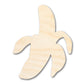 Unfinished Wood Peeled Banana Shape | DIY Craft Cutout | up to 46" DIY