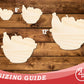 Unfinished Wood Fruit Basket Shape | DIY Craft Cutout | up to 46" DIY