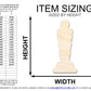 Unfinished Wood Cartoon Movie Award Shape | DIY Craft Cutout | up to 46" DIY
