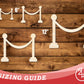 Unfinished Wood Movie Rope Shape | DIY Craft Cutout | up to 46" DIY