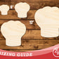 Unfinished Wood Chef Hat Shape | DIY Craft Cutout | up to 46" DIY