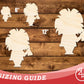 Unfinished Wood Scientist Shape | DIY Craft Cutout | up to 46" DIY