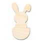 Unfinished Wood Cute Bunny Shape | DIY Craft Cutout | up to 46" DIY