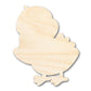 Unfinished Wood Happy Chick Shape | DIY Craft Cutout | up to 46" DIY