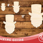 Unfinished Wood Leprechaun Shape | DIY Craft Cutout | up to 46" DIY