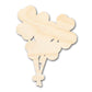 Unfinished Wood Shamrock Balloons Shape | DIY Craft Cutout | up to 46" DIY