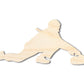 Unfinished Wood Curling Man Shape | DIY Craft Cutout | up to 46" DIY
