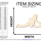 Unfinished Wood Curling Woman Shape | DIY Craft Cutout | up to 46" DIY