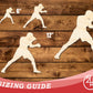 Unfinished Wood Boxer Shape | DIY Craft Cutout | up to 46" DIY