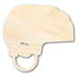 Unfinished Wood Hockey Helmet Shape | DIY Craft Cutout | up to 46" DIY