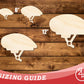 Unfinished Wood Bike Helmet Shape | DIY Craft Cutout | up to 46" DIY