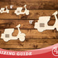 Unfinished Wood Moped Shape | DIY Craft Cutout | up to 46" DIY