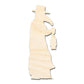 Unfinished Wood Plague Doctor With Lantern Shape | DIY Craft Cutout | up to 46" DIY