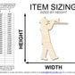 Unfinished Wood Band Trombone Player Shape | DIY Craft Cutout | up to 46" DIY