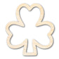 Unfinished Wood Shamrock Outline Shape | DIY Craft Cutout | up to 46" DIY