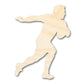 Unfinished Wood Rugby Player Shape | DIY Craft Cutout | up to 46" DIY