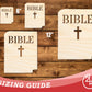 Unfinished Wood Bible Shape | DIY Craft Cutout | up to 46" DIY
