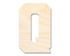 Unfinished Wood Varsity Team Font - Q Shape | DIY Craft Cutout | up to 46" DIY