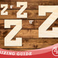 Unfinished Wood Varsity Team Font - Z Shape | DIY Craft Cutout | up to 46" DIY