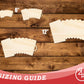 Unfinished Wood Accordian Shape | DIY Craft Cutout | up to 46" DIY