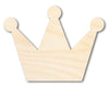 Unfinished Wood Crown Shape | DIY Craft Cutout | up to 46" DIY