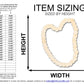 Unfinished Wood Beaded Necklace Shape | DIY Craft Cutout | up to 46" DIY