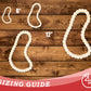 Unfinished Wood Beaded Necklace Shape | DIY Craft Cutout | up to 46" DIY